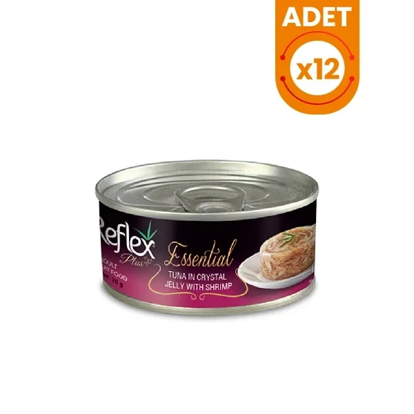 Reflex Plus Ton Balık ve Karidesli Jöleli Yetişkin Konserve Kedi Maması