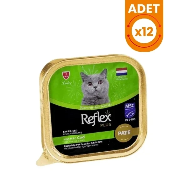 Reflex Plus Pate Morina Balıklı Kısır Konserve Kedi Maması